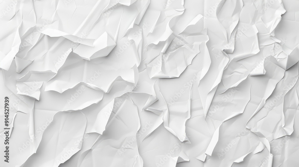 Fototapeta premium White paper pattern background and texture