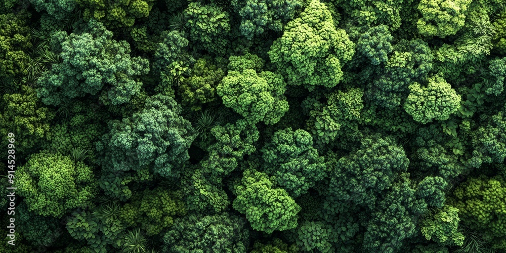 Aerial View of Dense Green Forest Canopy for Environmental or Nature Documentary Generative AI Aerial View of Dense Green Forest Canopy for Environmental or Nature Documentary Generative AI