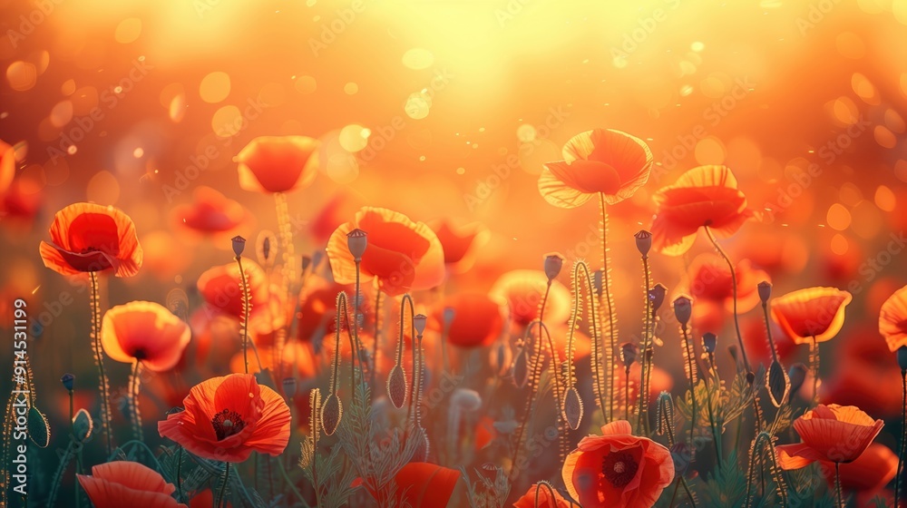 Fototapeta premium Blossoming Beauty: Explore the Enchanting Spring Floral Garden Paradise