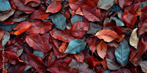 Autumn Leaves Background for Design and Decoration Generative AI