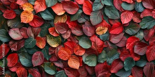 Autumn Leaves Background for Design and Decoration Generative AI