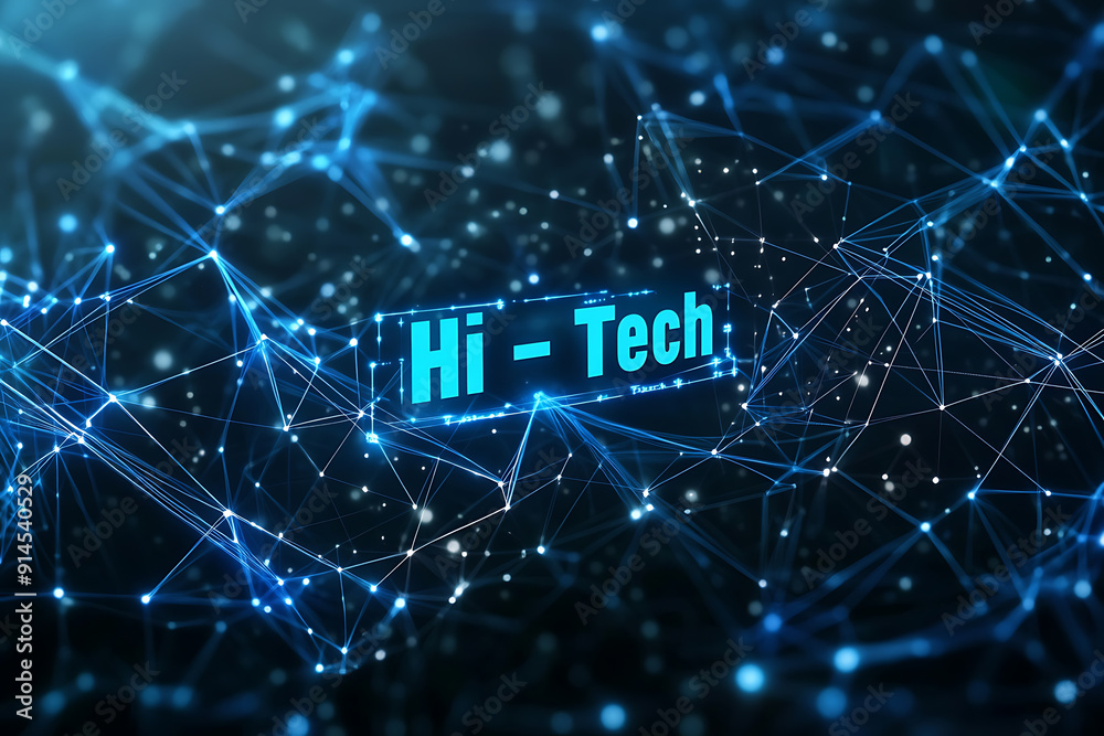 An abstract digital background banner with the text An abstract digital background banner with the text