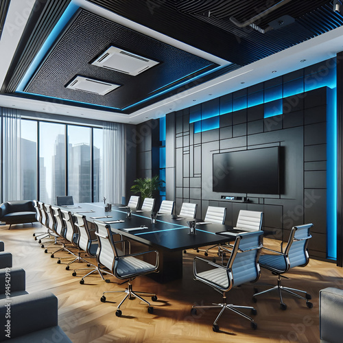 Modern conference room