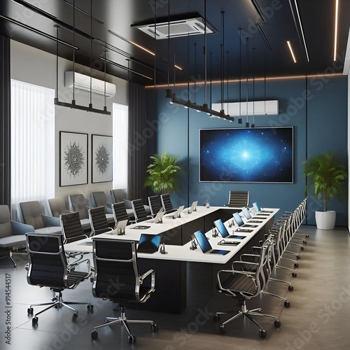 Modern conference room