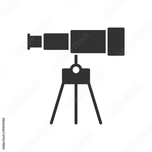 Telescope Icon Sign Symbol Vector