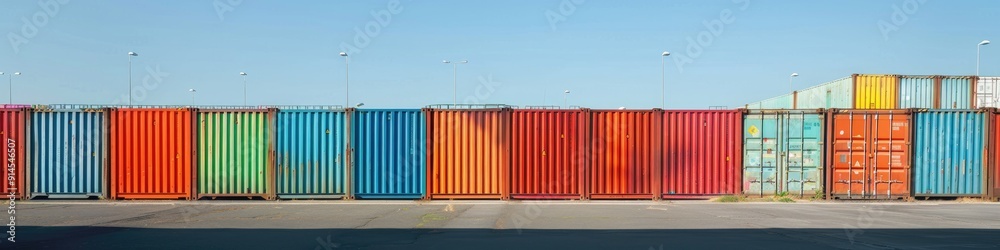 Security Fence surrounding Container Yard