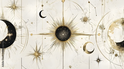 Abstractions and scenes on the theme of astrology