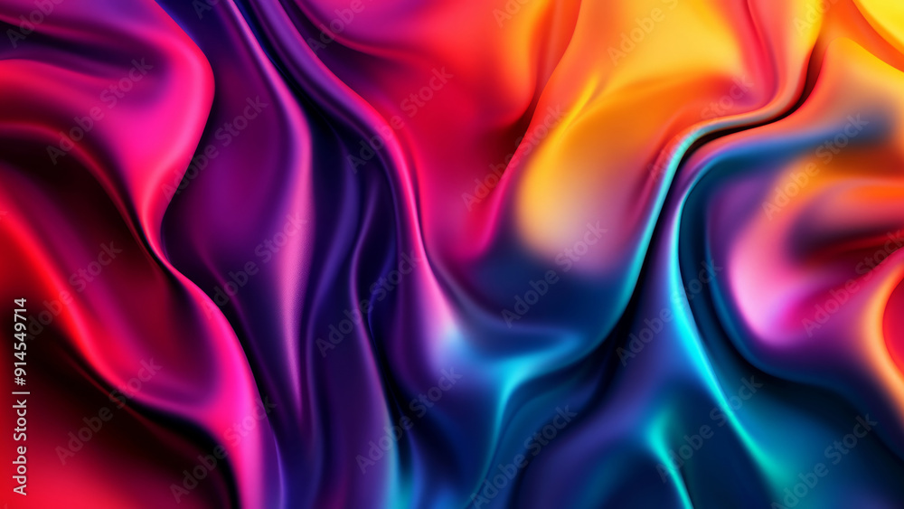 Vibrant Abstract Surreal Background with Neon Colors Vibrant Abstract Surreal Background with Neon Colors