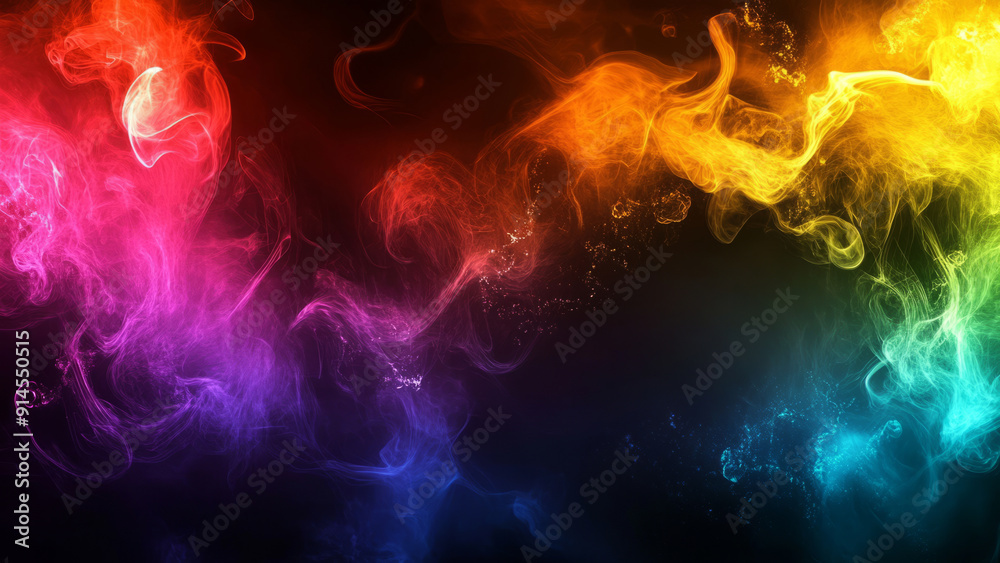 Vibrant Abstract Surreal Background with Neon Colors Vibrant Abstract Surreal Background with Neon Colors