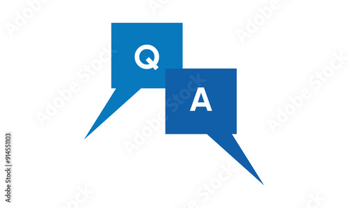 incredible question and answer icons vector. simple question and answer icons art