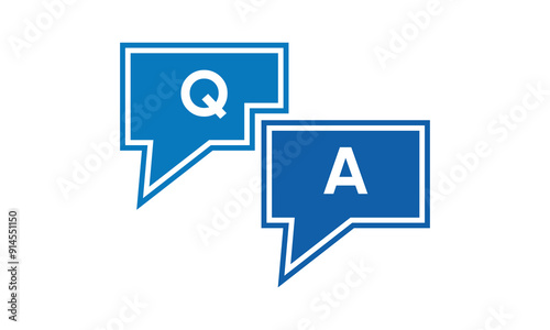 simple question and answer icons. incredible question and answer icons art