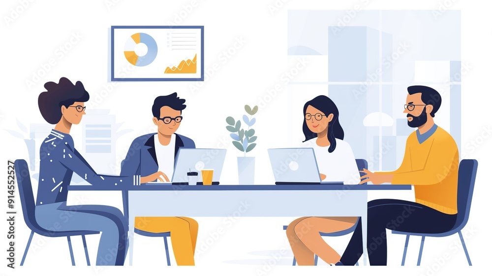 Teamwork and Collaboration in a Modern Office Setting Teamwork and Collaboration in a Modern Office Setting