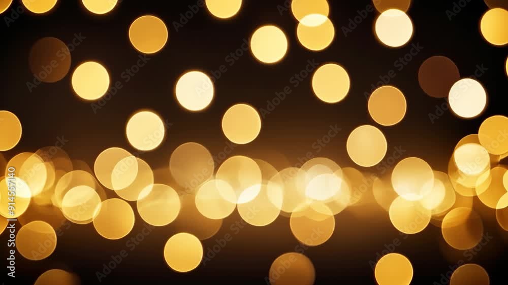 Animation of a blurred golden background with bokeh effect, sparkling out of focus elements and glitter dust, creating a clear image of copy space Animation of a blurred golden background with bokeh effect, sparkling out of focus elements and glitter dust, creating a clear image of copy space