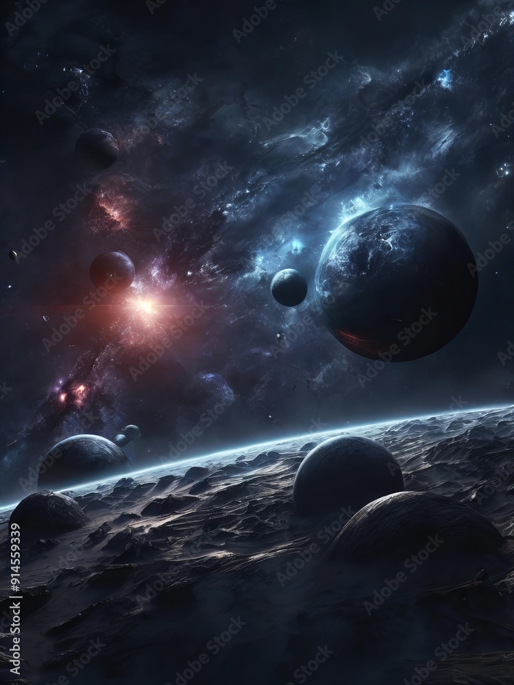 Fototapeta premium Planetary wallpaper