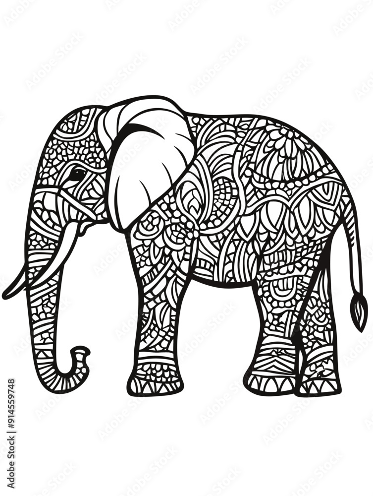 Fototapeta premium coloring book illustration