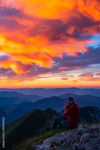 Sonnenaufgang Eisenerzer Reichenstein - Leoben - Erzberg