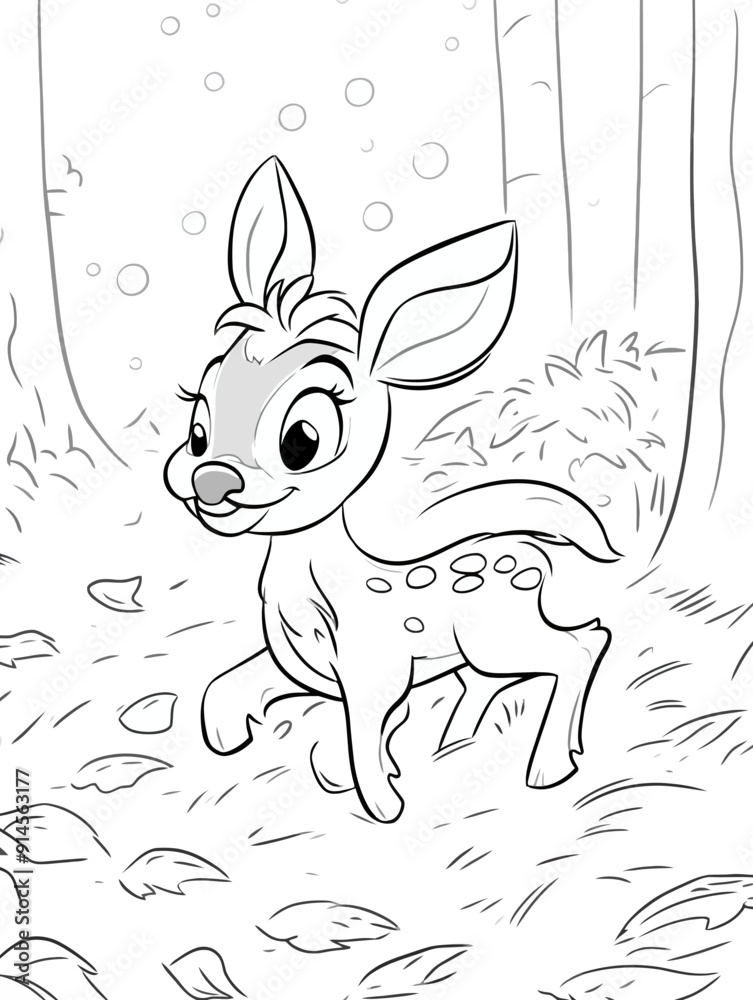 Obraz premium coloring book illustration 