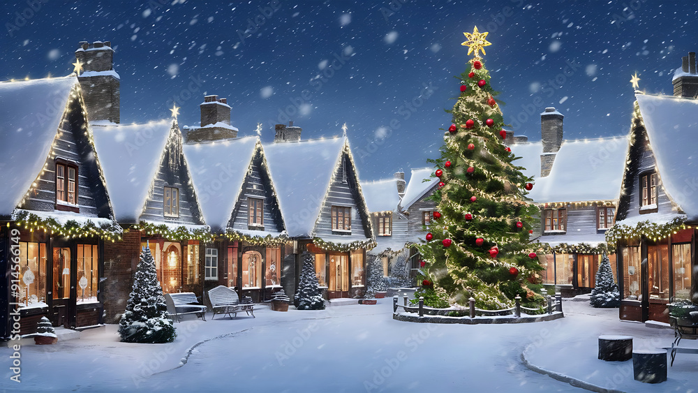 Stunning Winter Sunset with Snowy Landscapes and Seasonal Beauty Stunning Winter Sunset with Snowy Landscapes and Seasonal Beauty