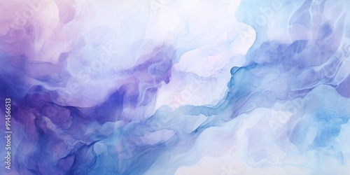 Abstract watercolor paint background light blue with liquid fluid texture for background, banner