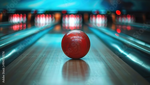 a bowling ball
