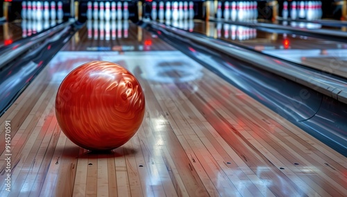 a bowling ball