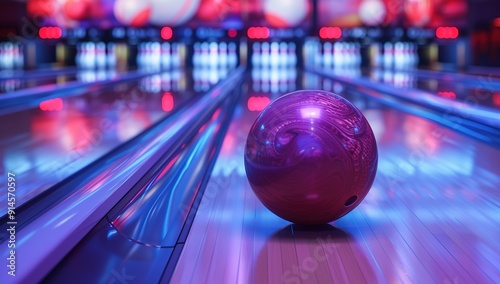 a bowling ball