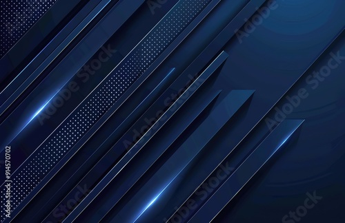 Blue abstract background with diagonal lines