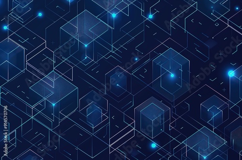 background from geometric hexagons