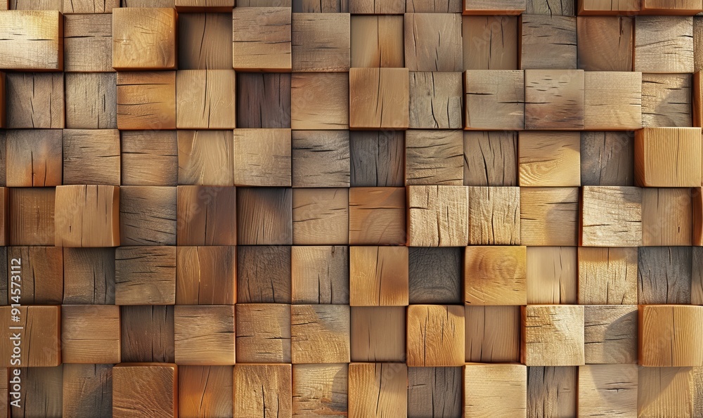Timber, Rectangular Wall background with tiles. Soft sheen, tile Wallpaper with 3D, Wood blocks. Timber, Rectangular Wall background with tiles. Soft sheen, tile Wallpaper with 3D, Wood blocks.