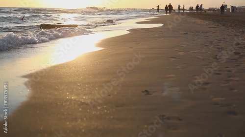 sunset at the beach