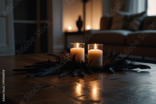 HALLOWEEN indoor decoration idea of pumpkin lantern