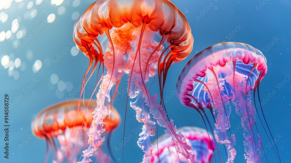 Close Up of a Jellyfish in Water