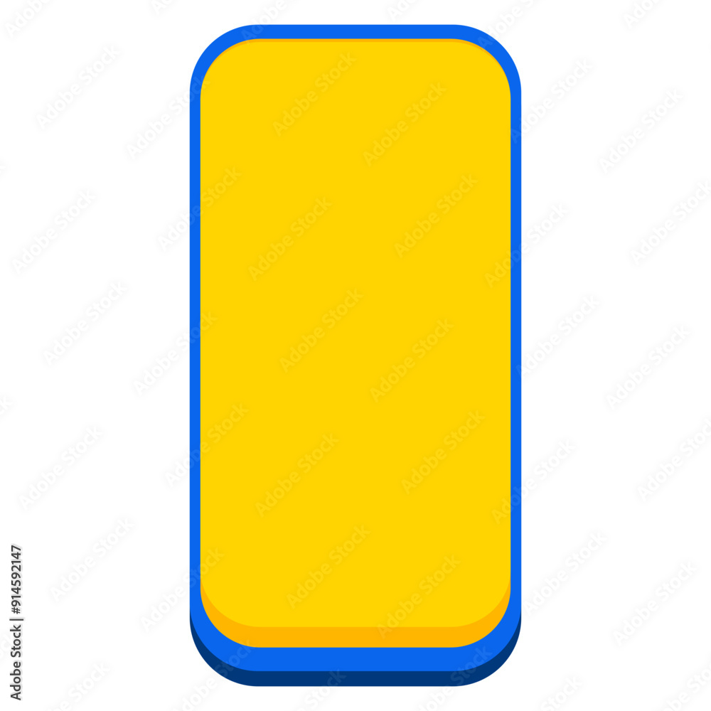 Yellow Button Rectangular Text Box Yellow Button Rectangular Text Box