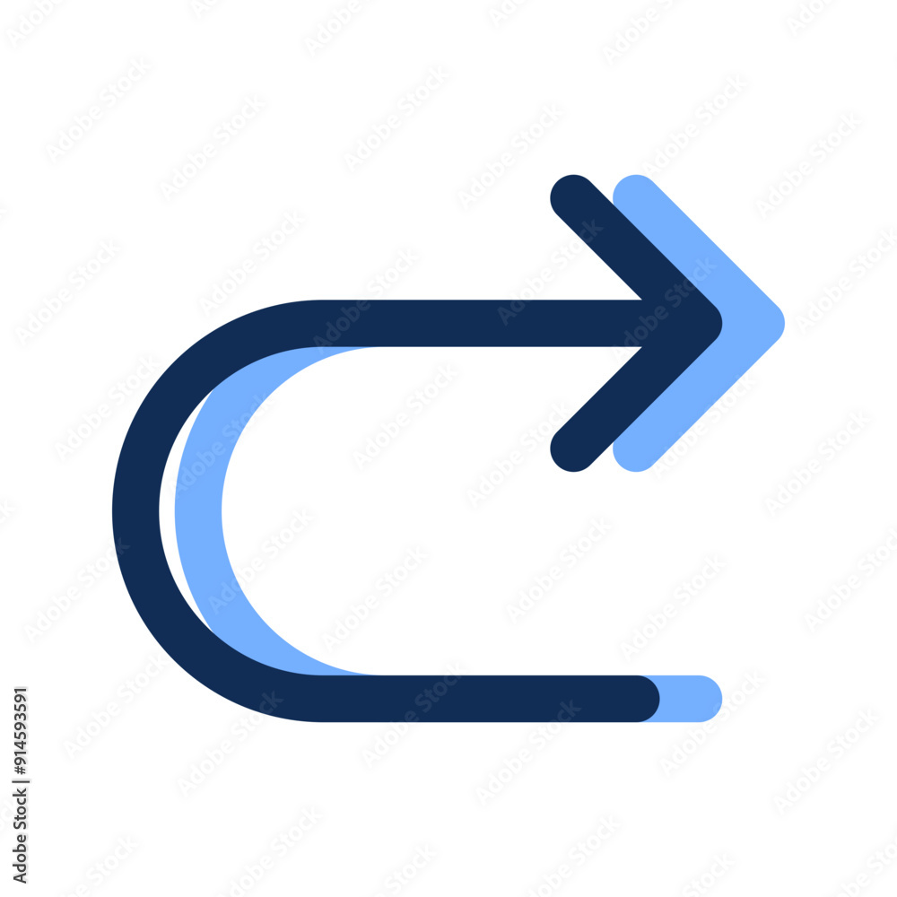 redo filled line icon redo filled line icon