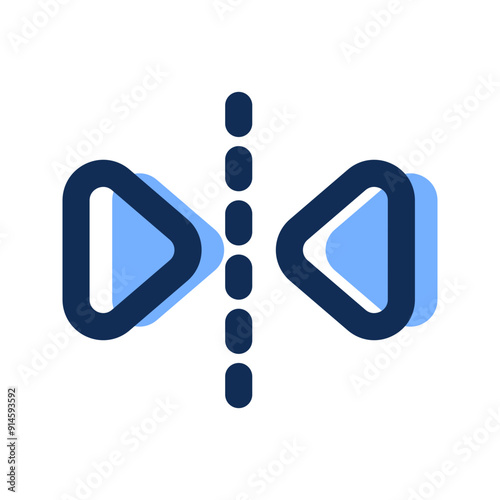 reflect filled line icon
