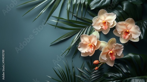 Pink Flowers on Green Plant