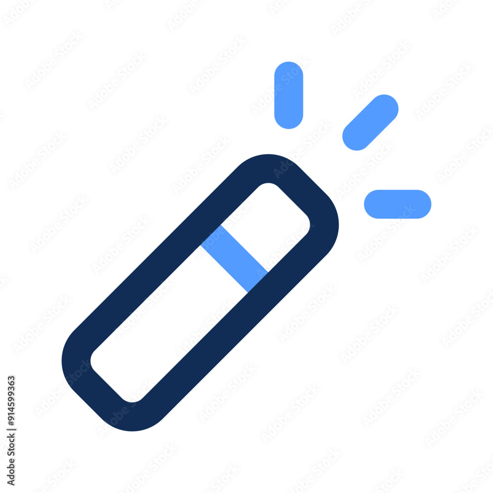 magic wand outline color icon magic wand outline color icon