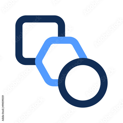 fusion outline color icon