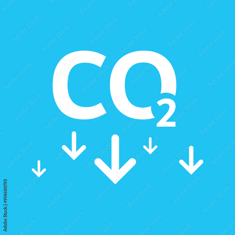 carbon neutral text information sign	