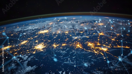Satellite Orbiting in Space