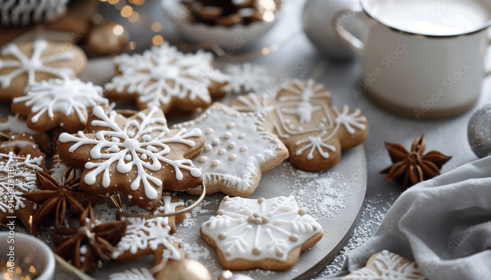 snowflake shaped christmas cookies snowflake shaped christmas cookies