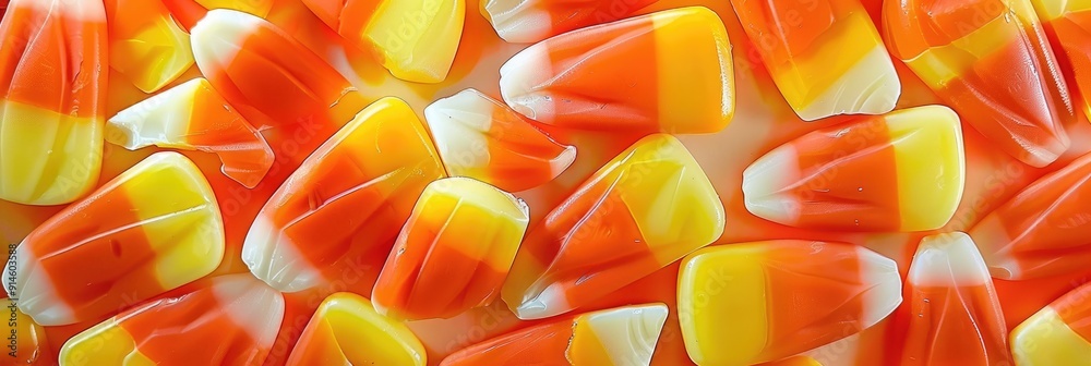 Vibrant candy corn for Halloween Vibrant candy corn for Halloween