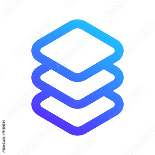 layer gradient icon