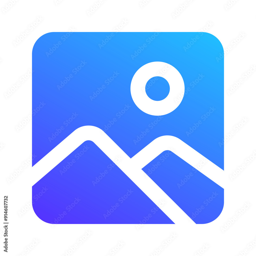 picture gradient fill icon picture gradient fill icon