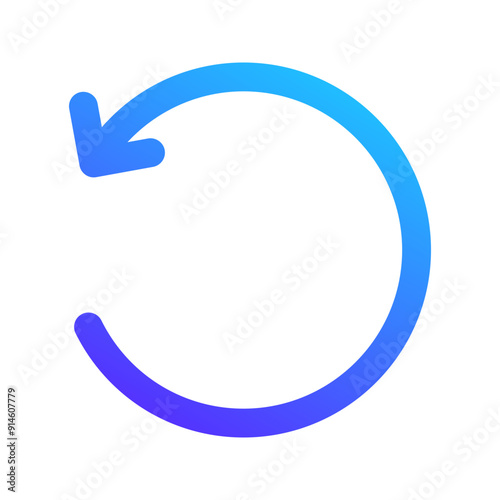 rotate gradient fill icon