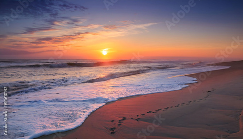 Beautiful sunrise Cape Hatteras National Seashore