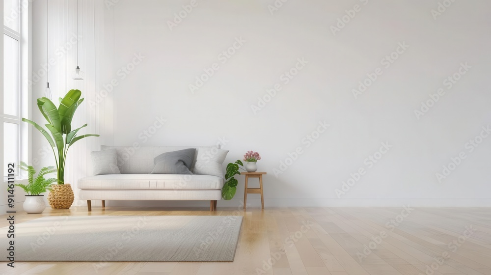 Fototapeta premium Feng Shui consultant, arranging spaces, focus on, energy flow, dynamic, manipulation, modern home