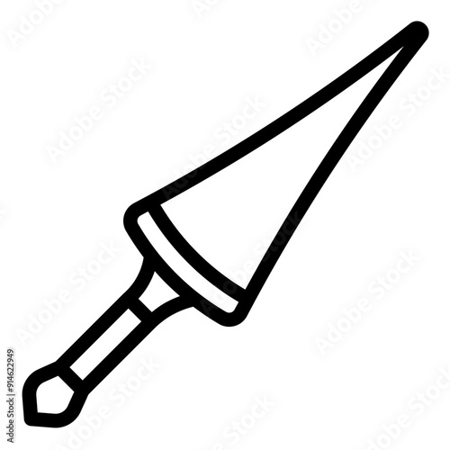 Lance icon representing a medieval knight's weapon.