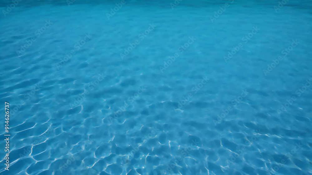 Obraz premium 青い海の背景 AI画像 ジェネレーティブ