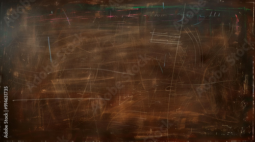 Vintage Scratched Chalkboar...